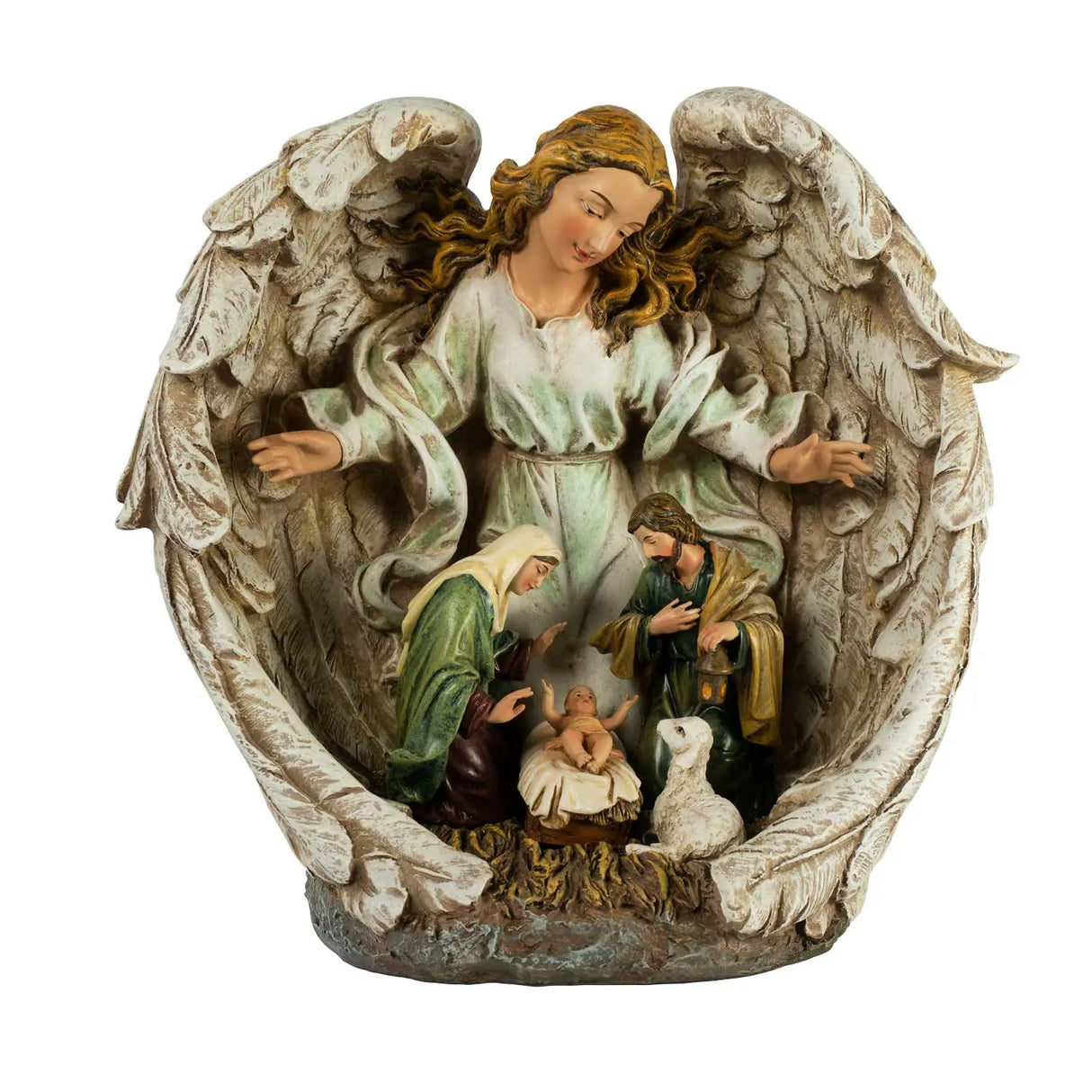 Guardian Angel Nativity Scene 27cm
