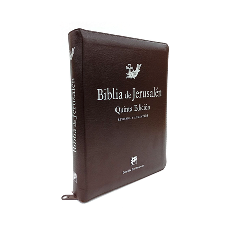 Biblia de Jerusalén con Cremallera  Desclee De Brouwer - Libro Importado