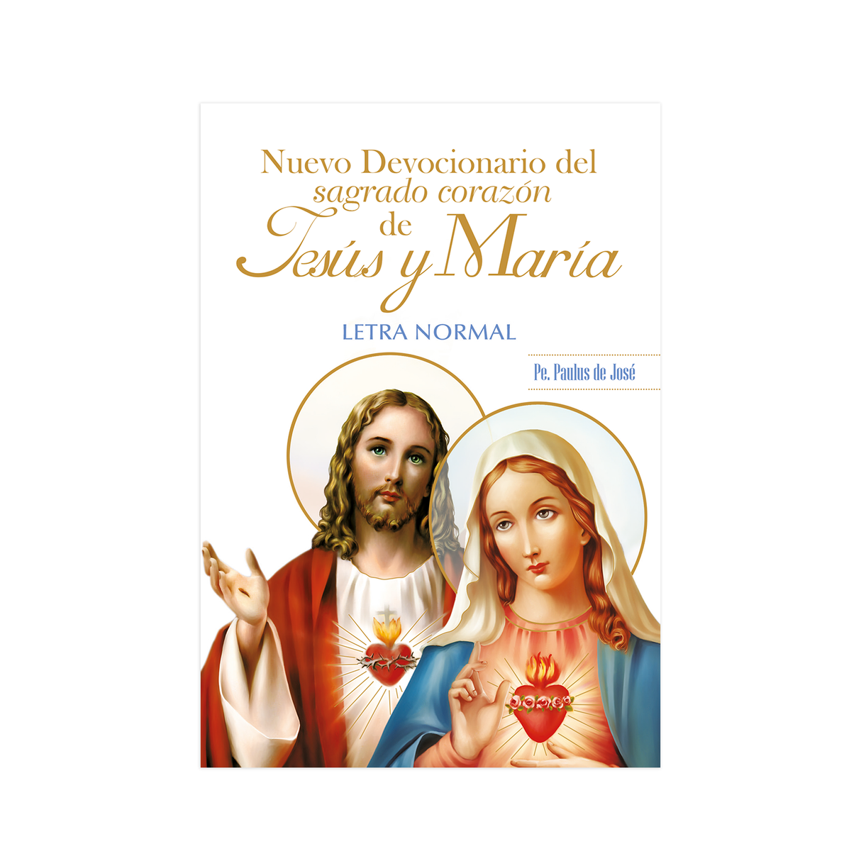 Nuevo Devocionario del sagrado corazón de Jesús y María Letra Normal