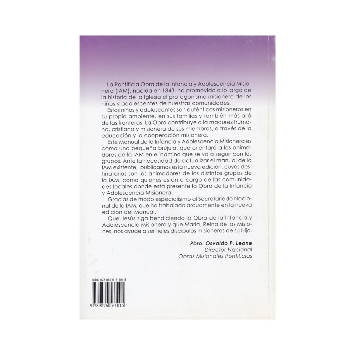 Manual de la Infancia y Adolescencia misionera - Santa Misionera