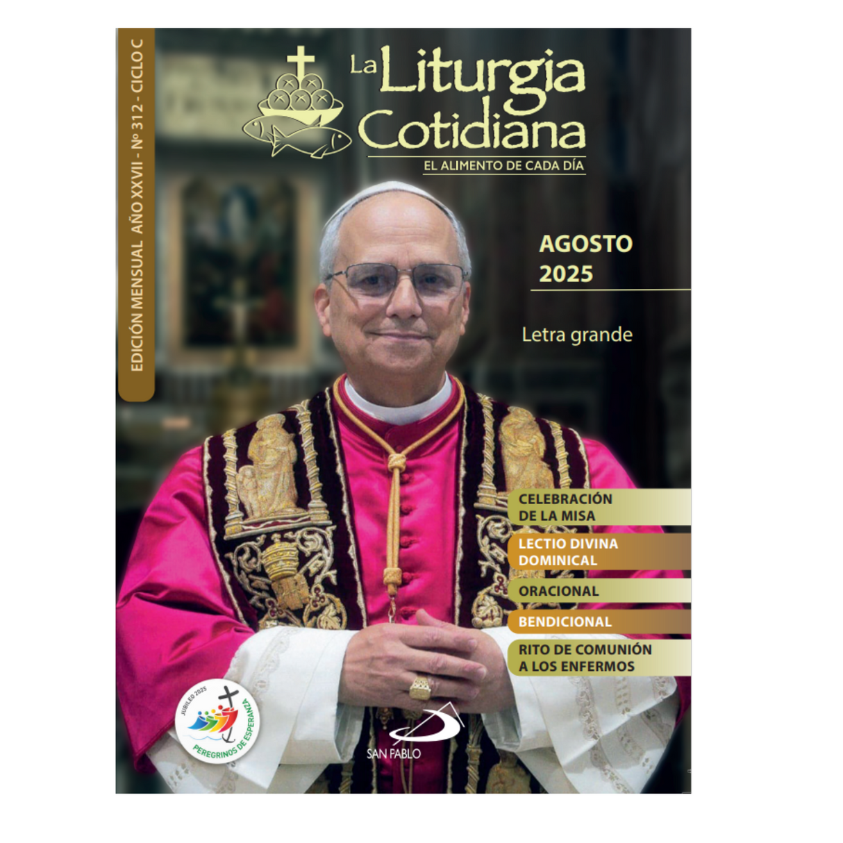 The Daily Liturgy of August 2025 large print
