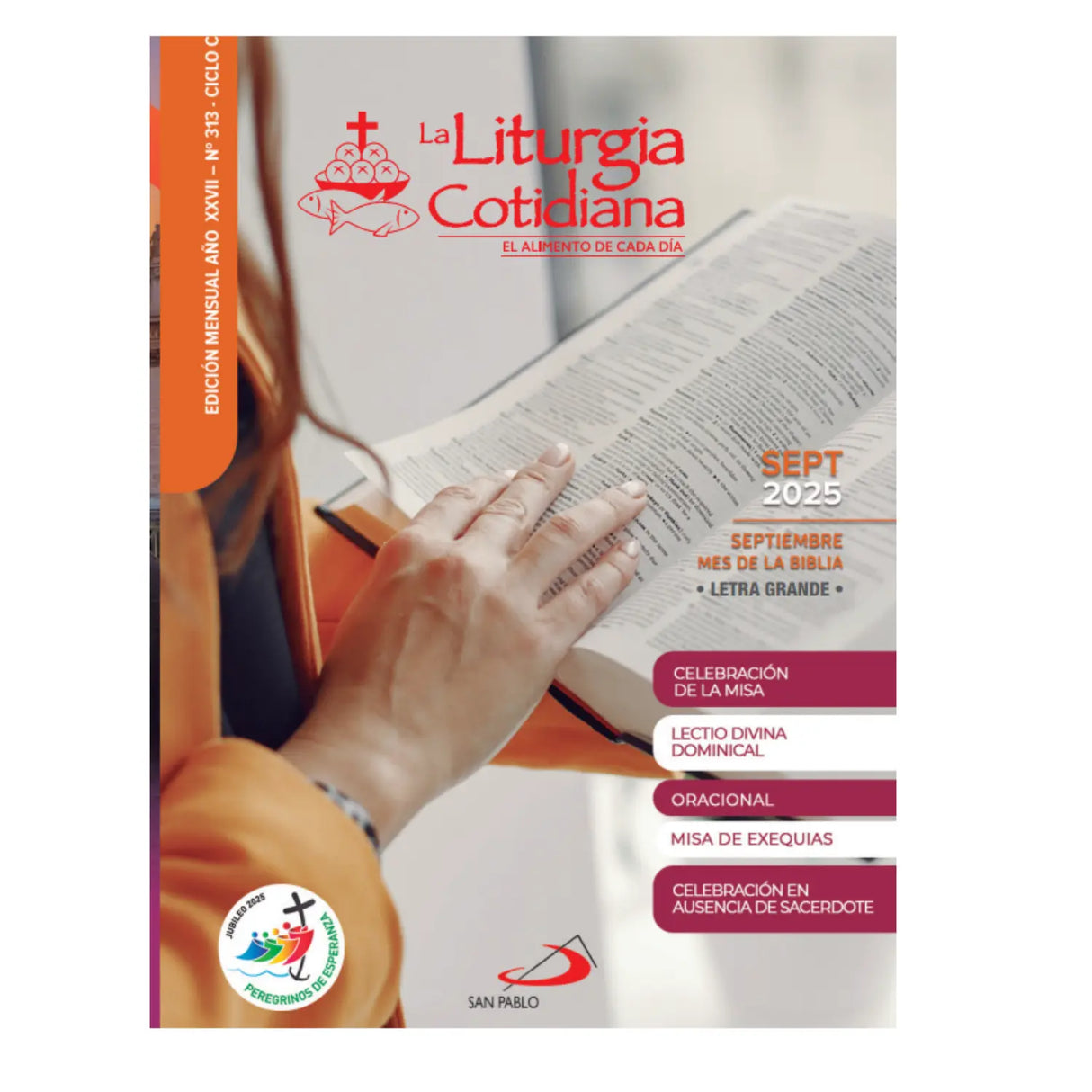 La Liturgia Cotidiana de Septiembre 2025 letra grande