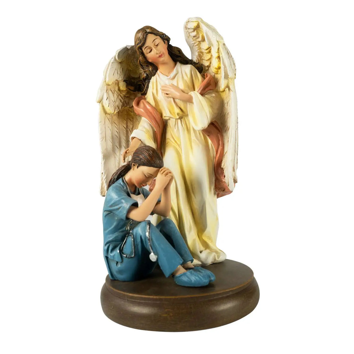 Ángel de la guarda con doctora 18cm