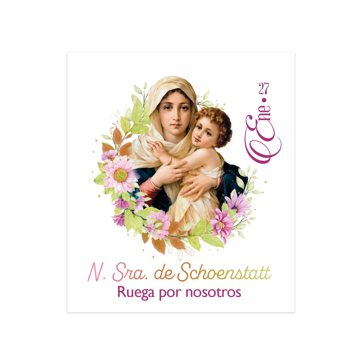 Almanaque Mariano 2027 Mini Escritorio