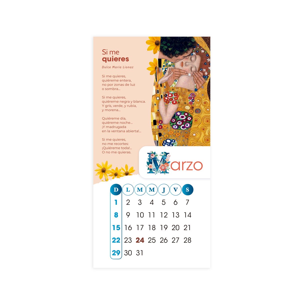 Calendario Mujer 2026 - PARED