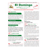 Sunday - from September 21st to November 9th - pack of 25 sheets per Sunday