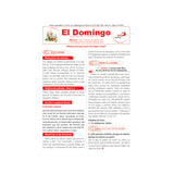 El Domingo - del 31 de Mayo al 19 de Julio 2026 - pack de 25 hojas por domingo