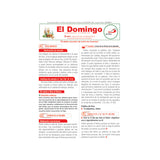 El Domingo - del 31 de Mayo al 19 de Julio 2026 - pack de 25 hojas por domingo