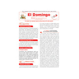 El Domingo - del 31 de Mayo al 19 de Julio 2026 - pack de 25 hojas por domingo