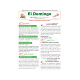 El Domingo - del 16 de Noviembre al 28 de Diciembre - pack de 25 hojas por domingo