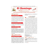 El Domingo - del 16 de Noviembre al 28 de Diciembre - pack de 25 hojas por domingo