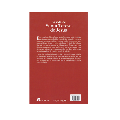 La vida de Santa Teresa de Jesús - Marcelle Auclair - San Pablo Internacional - Importado