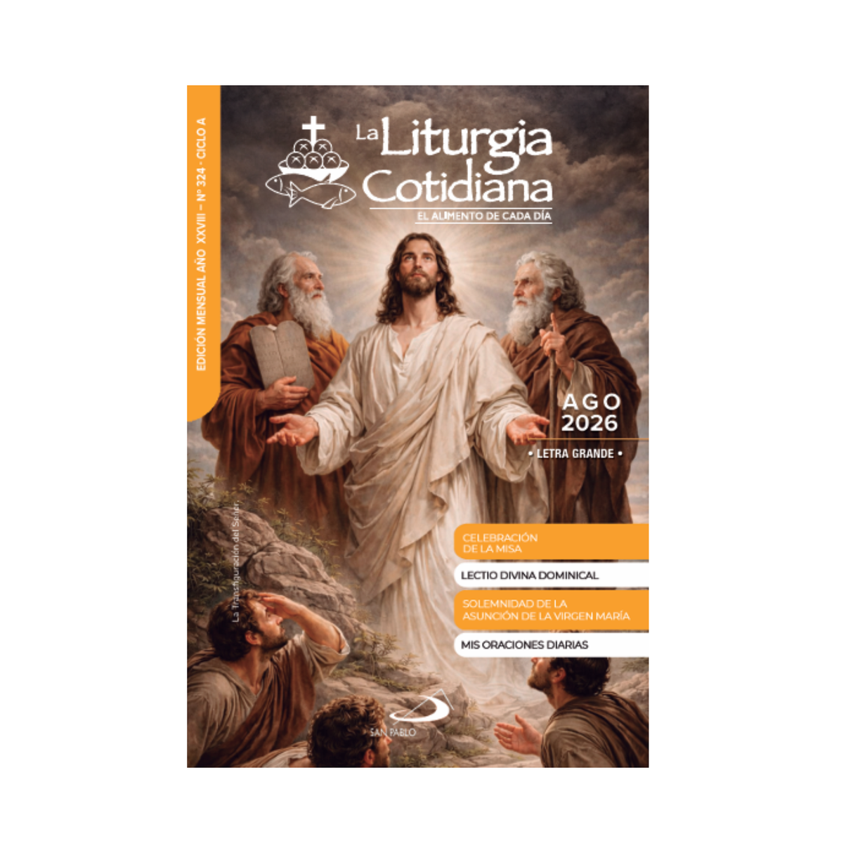 La Liturgia Cotidiana de Agosto Letra Grande 2026