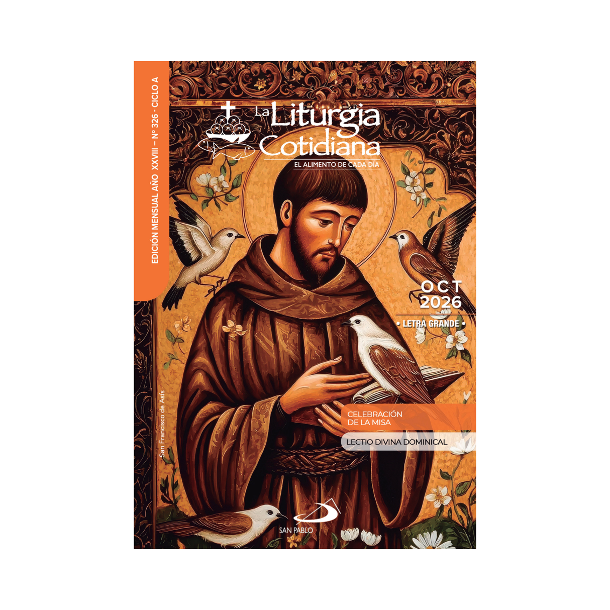 La Liturgia Cotidiana de Octubre Letra Grande 2026