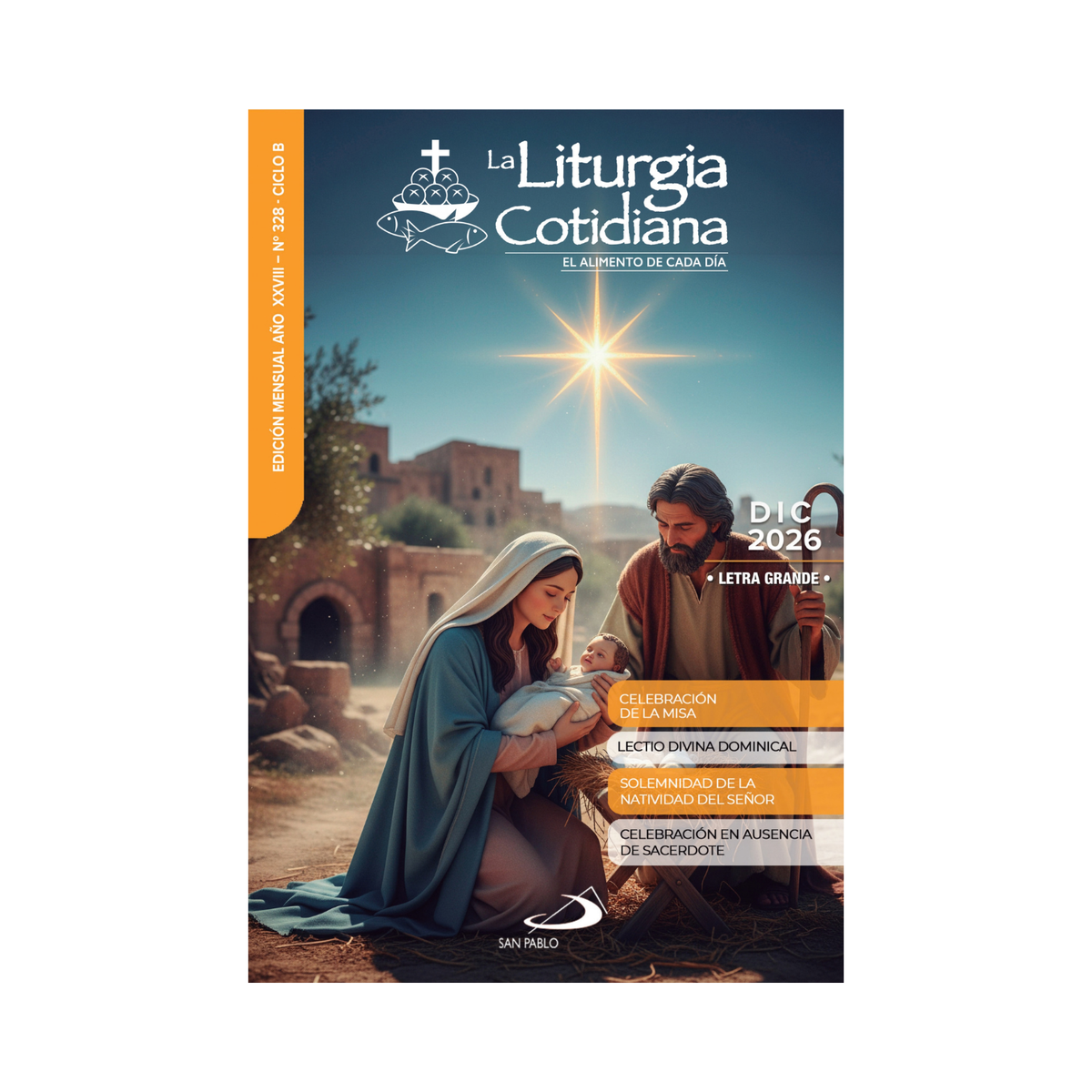 La Liturgia Cotidiana de Diciembre Letra Grande 2026